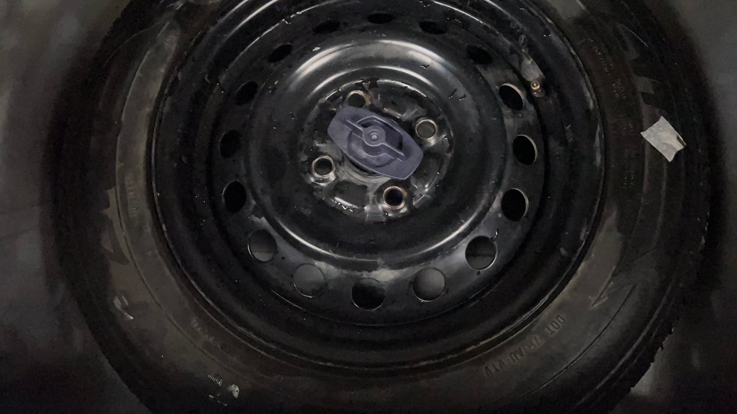 Used 2019 Maruti Suzuki Wagon R ZXi 1.2 AMT Petrol Automatic tyres SPARE TYRE VIEW