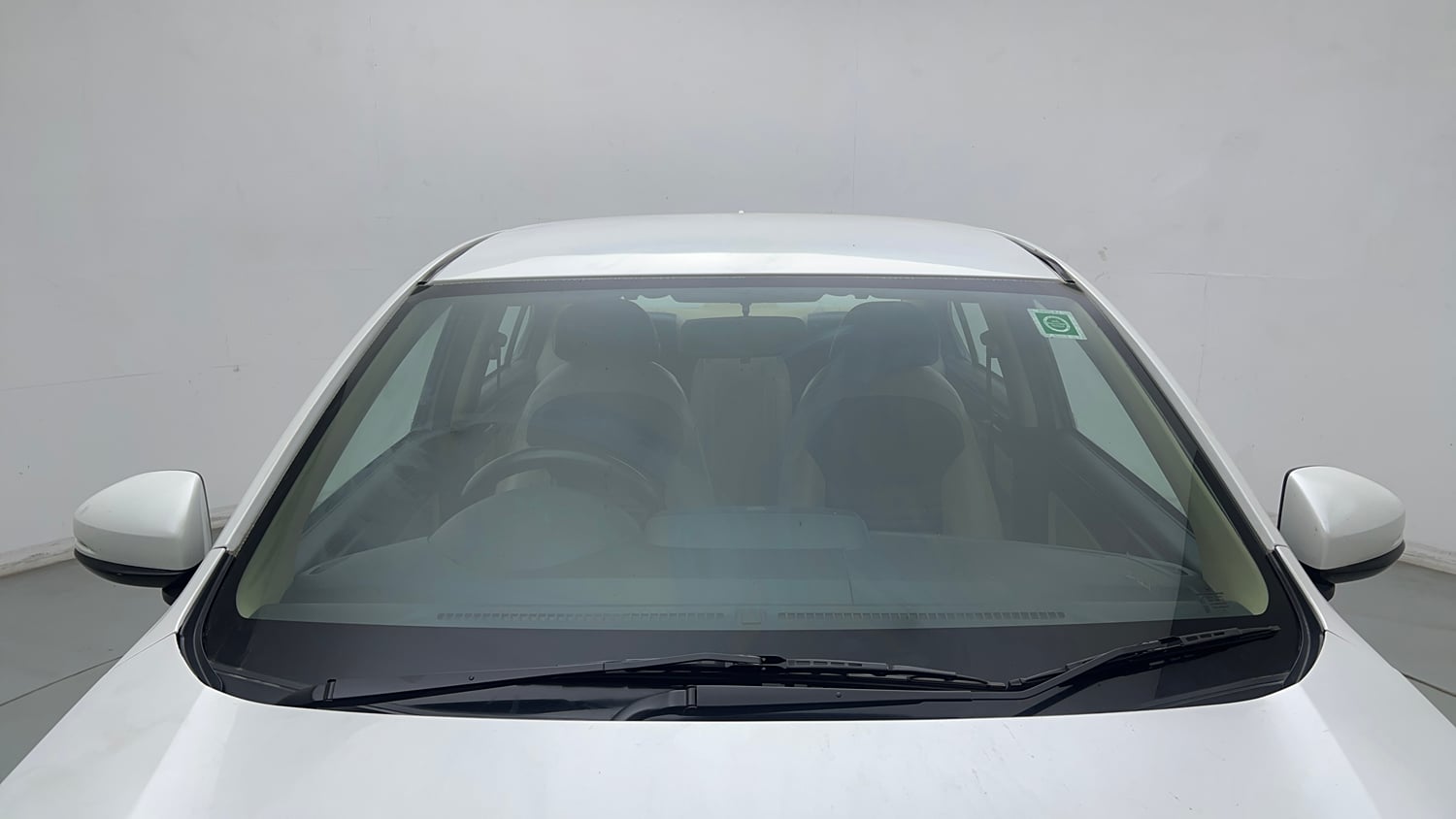 Used 2019 Honda Amaze 1.2 S CVT Petrol Petrol Automatic exterior FRONT WINDSHIELD VIEW