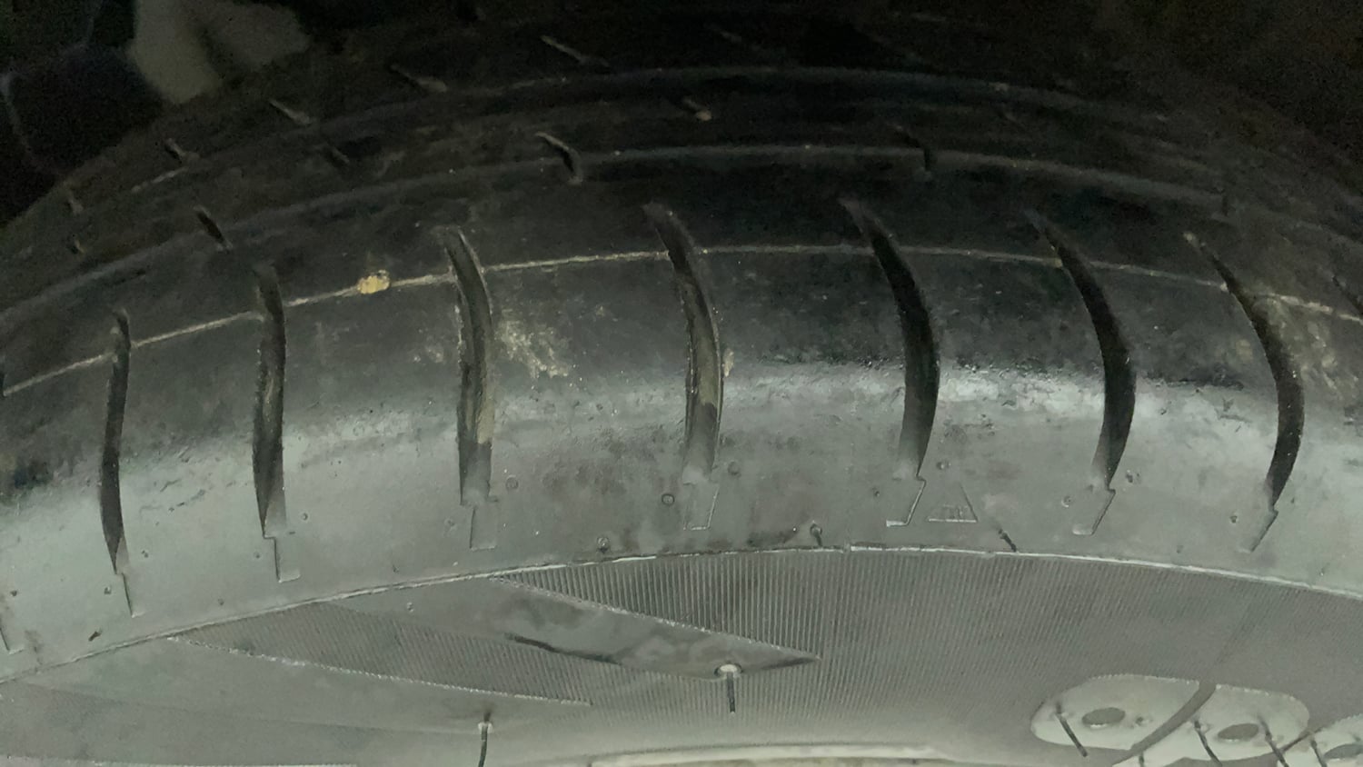 Used 2018 Honda Jazz V Petrol Petrol Manual tyres LEFT FRONT TYRE TREAD VIEW