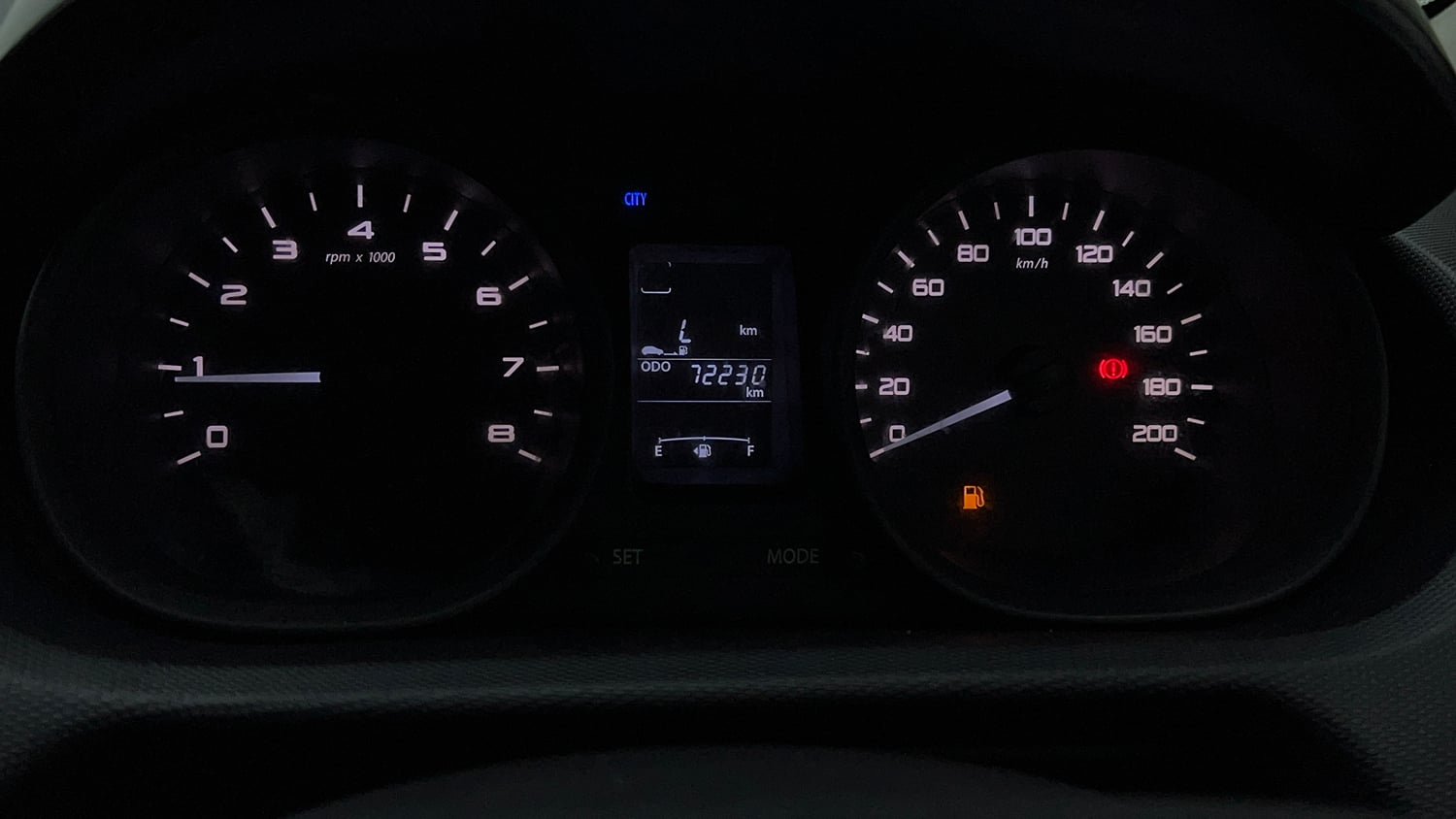 Used 2018 Tata Tiago Revotron XT Petrol Manual interior CLUSTERMETER VIEW