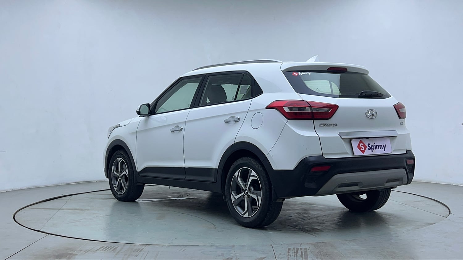 Used 2019 Hyundai Creta SX 1.6 AT Petrol Petrol Automatic exterior LEFT REAR CORNER VIEW