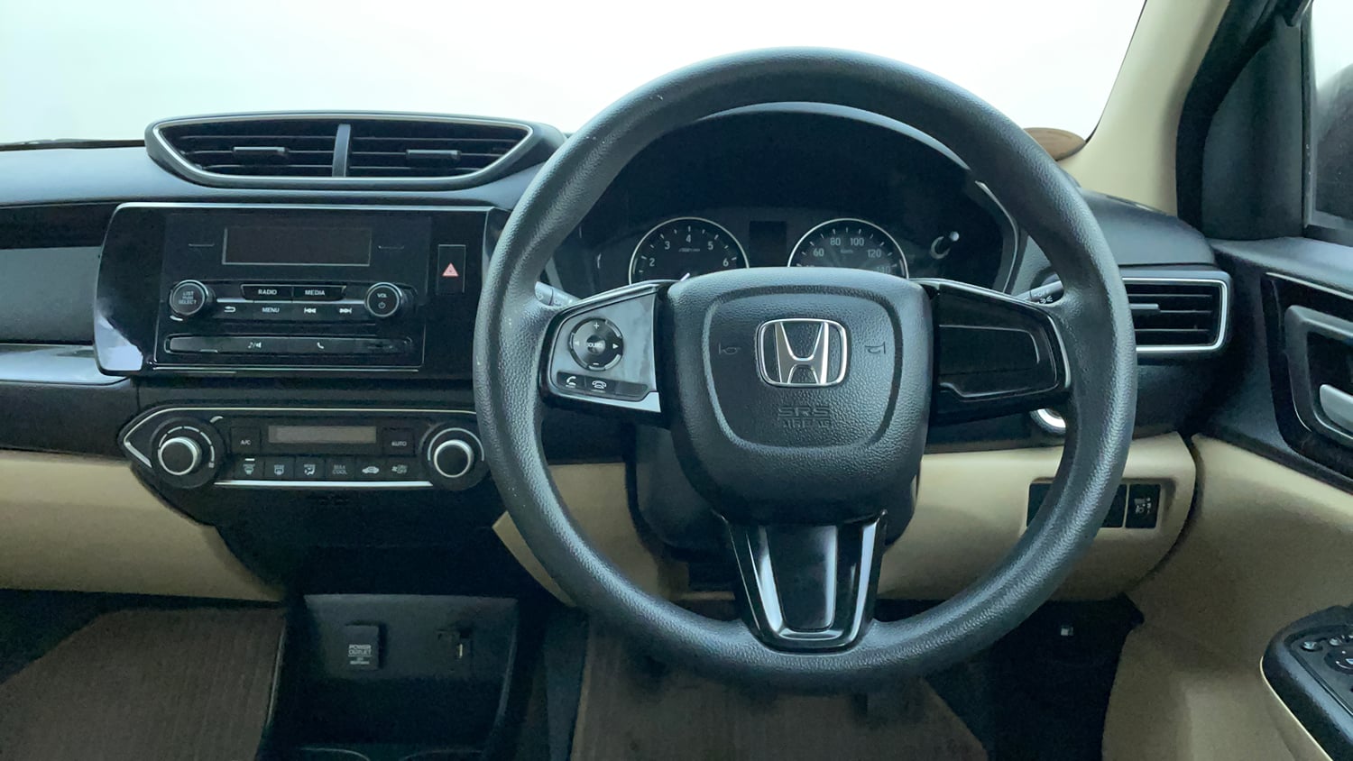Used 2020 Honda Amaze 1.2 V MT Petrol Petrol Manual interior STEERING VIEW