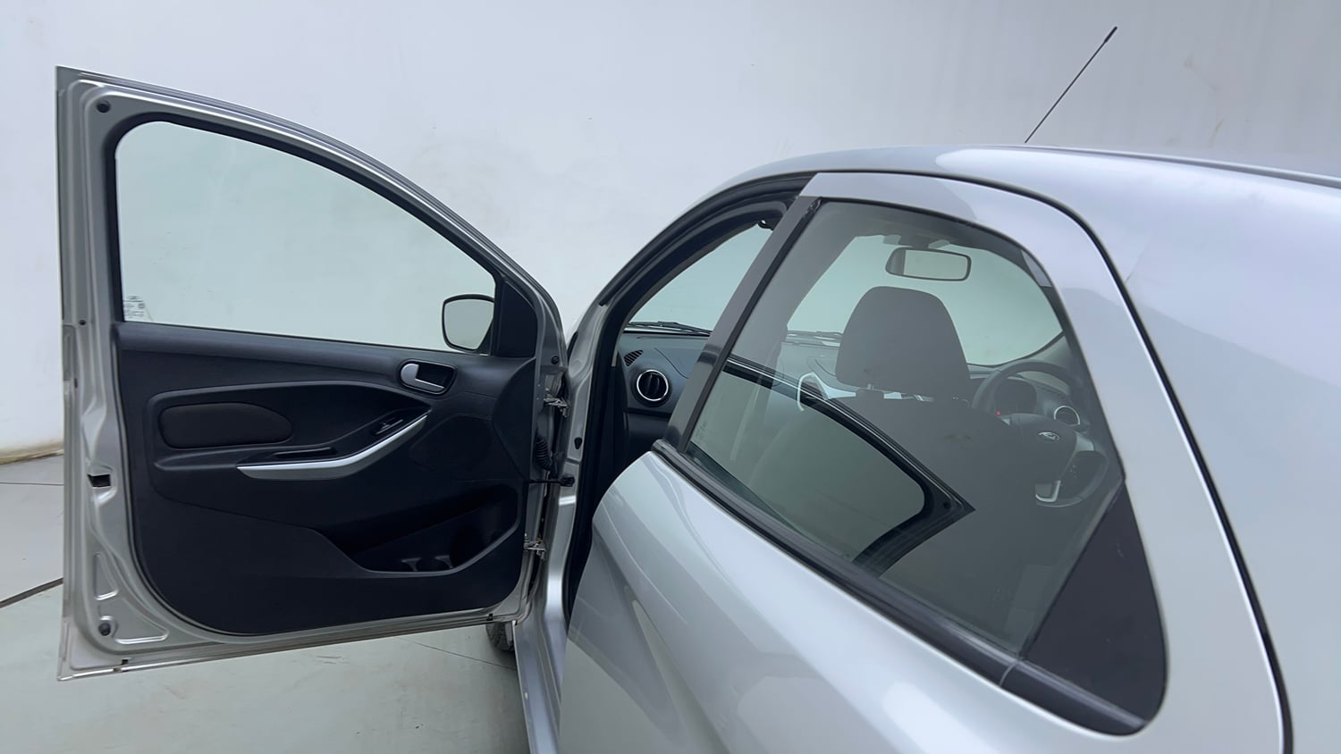 Used 2017 Ford Figo Titanium 1.2 Ti-VCT Petrol Manual interior LEFT FRONT DOOR OPEN VIEW