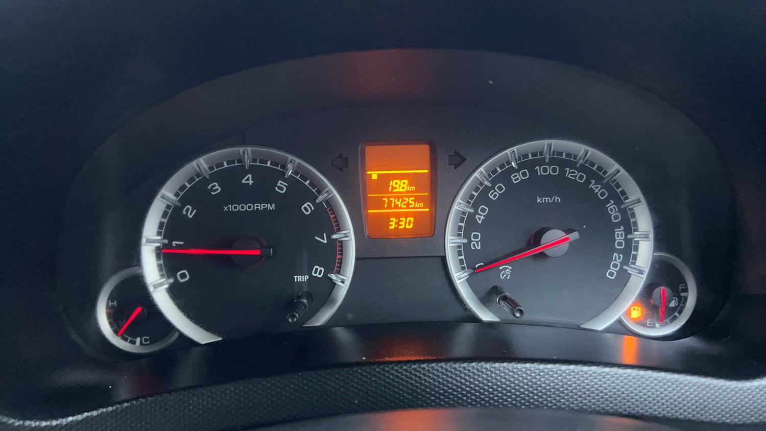Used 2012 Maruti Suzuki Swift VXi Petrol Manual interior CLUSTERMETER VIEW