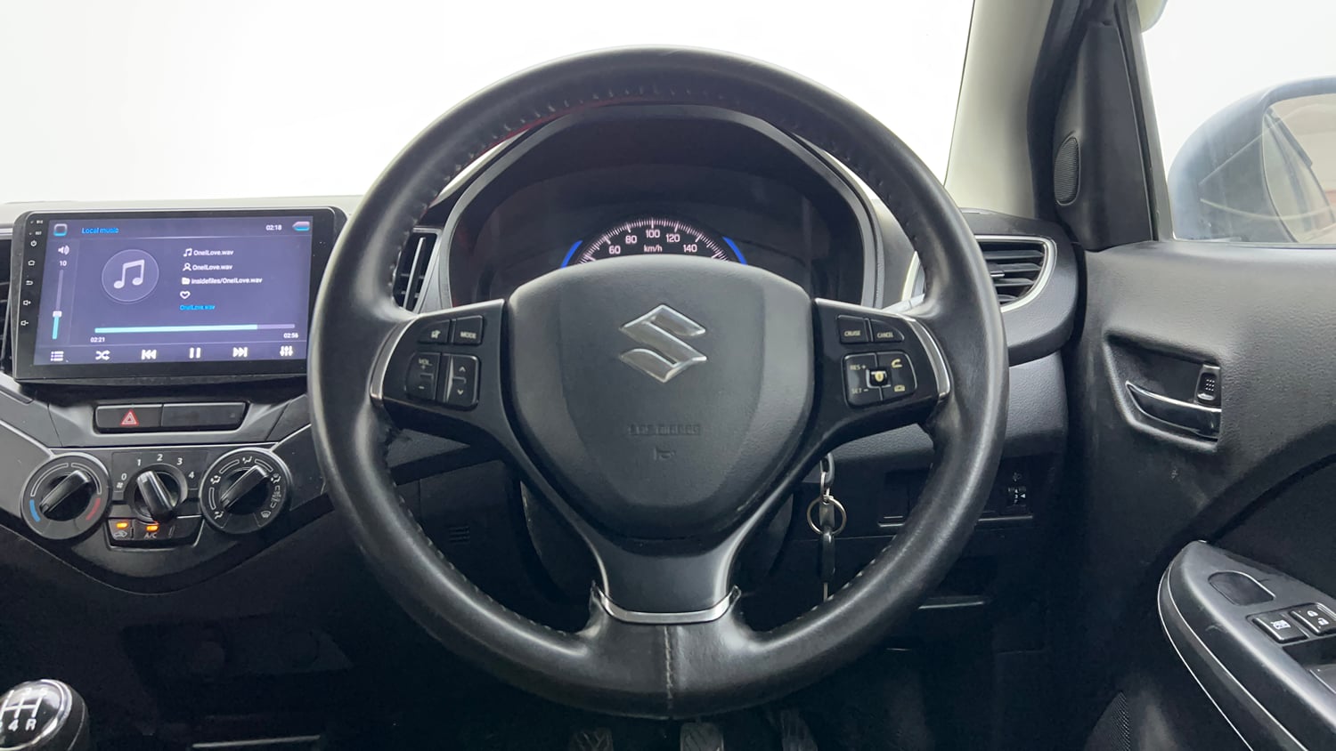 Used 2021 Maruti Suzuki Baleno Sigma Petrol Manual interior STEERING VIEW