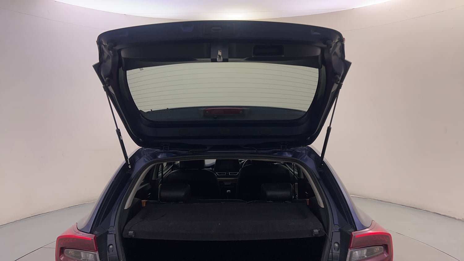 Used 2022 Toyota Glanza G Petrol Manual interior DICKY DOOR OPEN VIEW