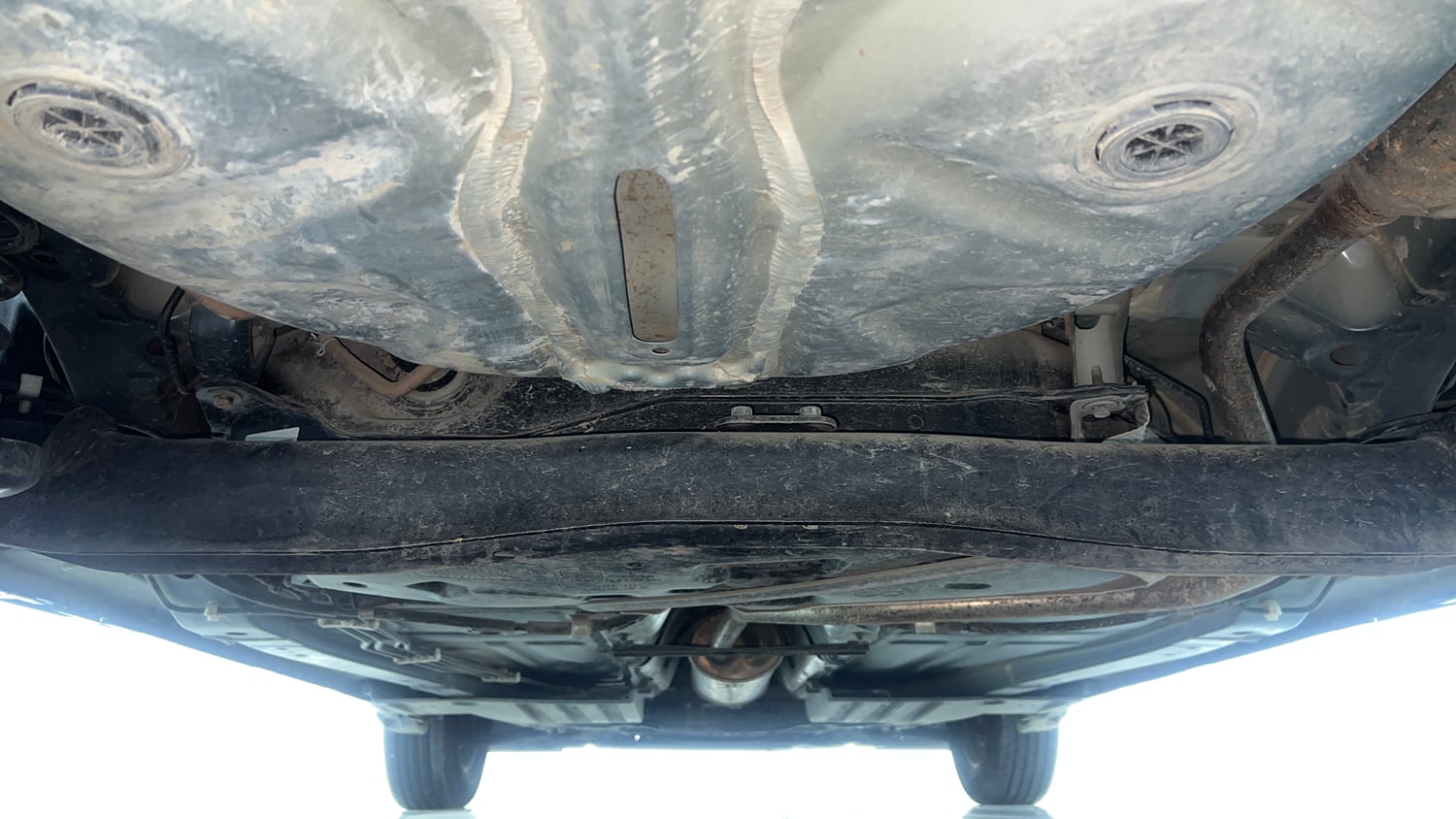Used 2025 Maruti Suzuki Baleno Sigma MT Petrol Manual extra REAR UNDERBODY VIEW (TAKEN FROM REAR)