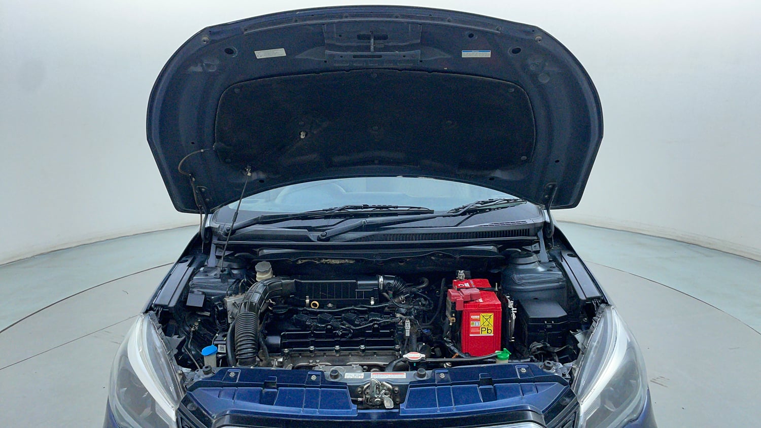 Used 2018 Maruti Suzuki Ciaz Zeta Hybrid 1.5 AT Petrol Automatic engine ENGINE & BONNET OPEN FRONT VIEW
