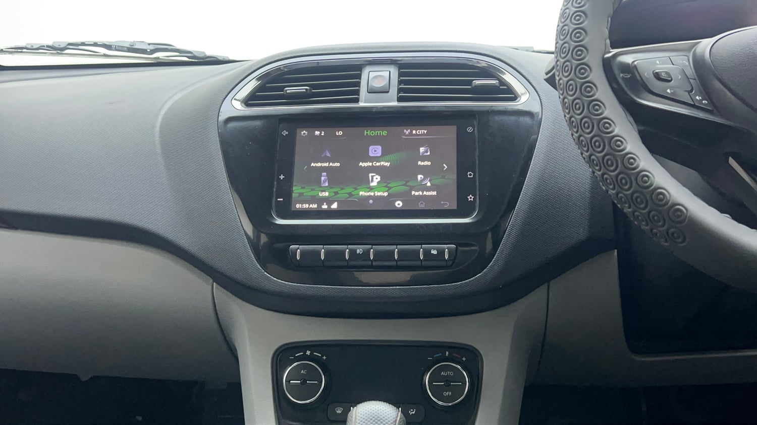 Used 2020 Tata Tiago XZA Plus Petrol Automatic interior MUSIC SYSTEM & AC CONTROL VIEW