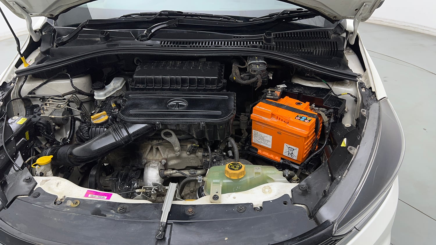 Used 2021 Tata Tiago XZ Petrol Manual engine ENGINE LEFT SIDE VIEW