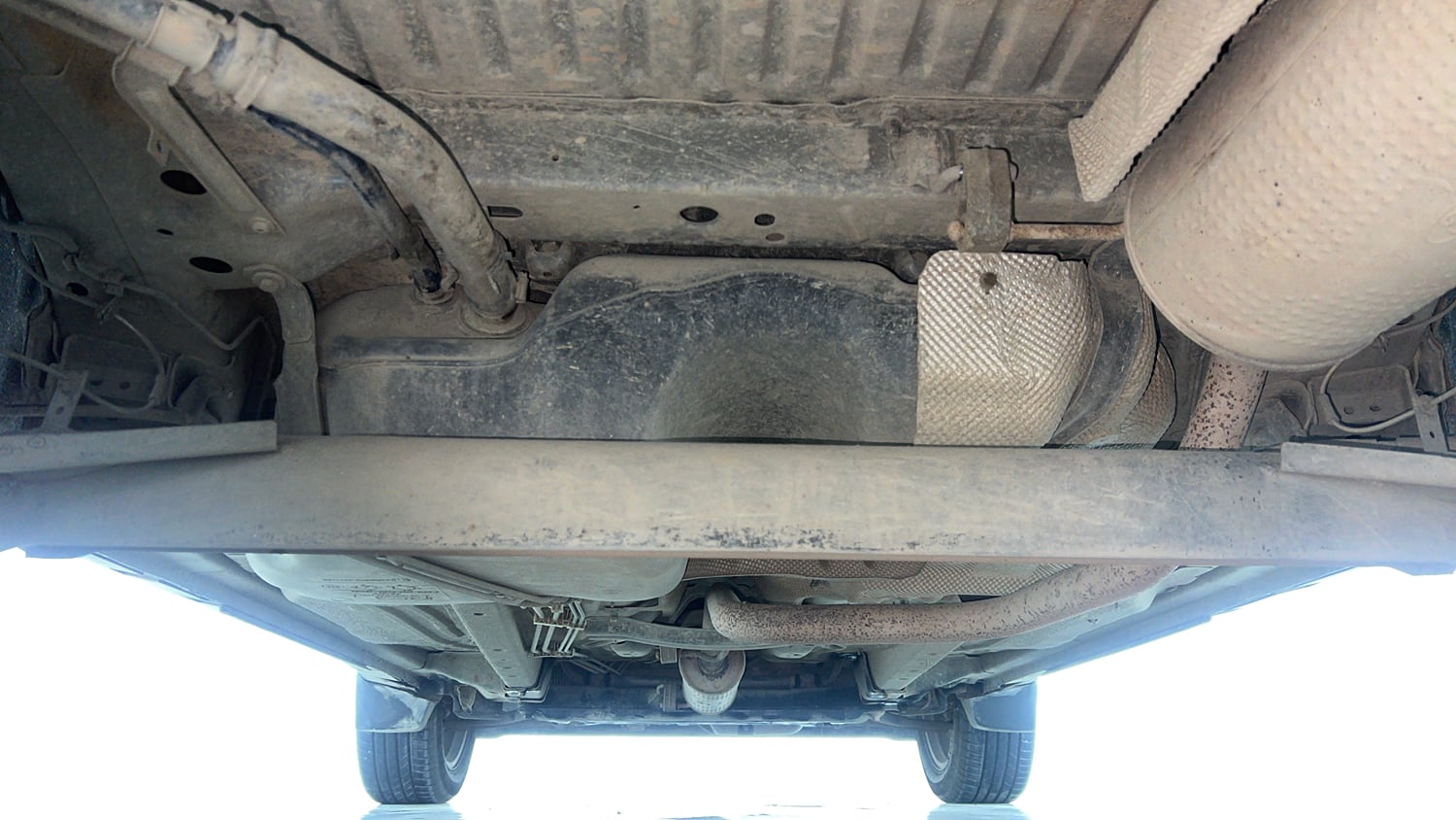 Used 2019 Ford EcoSport Titanium + 1.5L Ti-VCT AT Petrol Automatic extra REAR UNDERBODY VIEW (TAKEN FROM REAR)