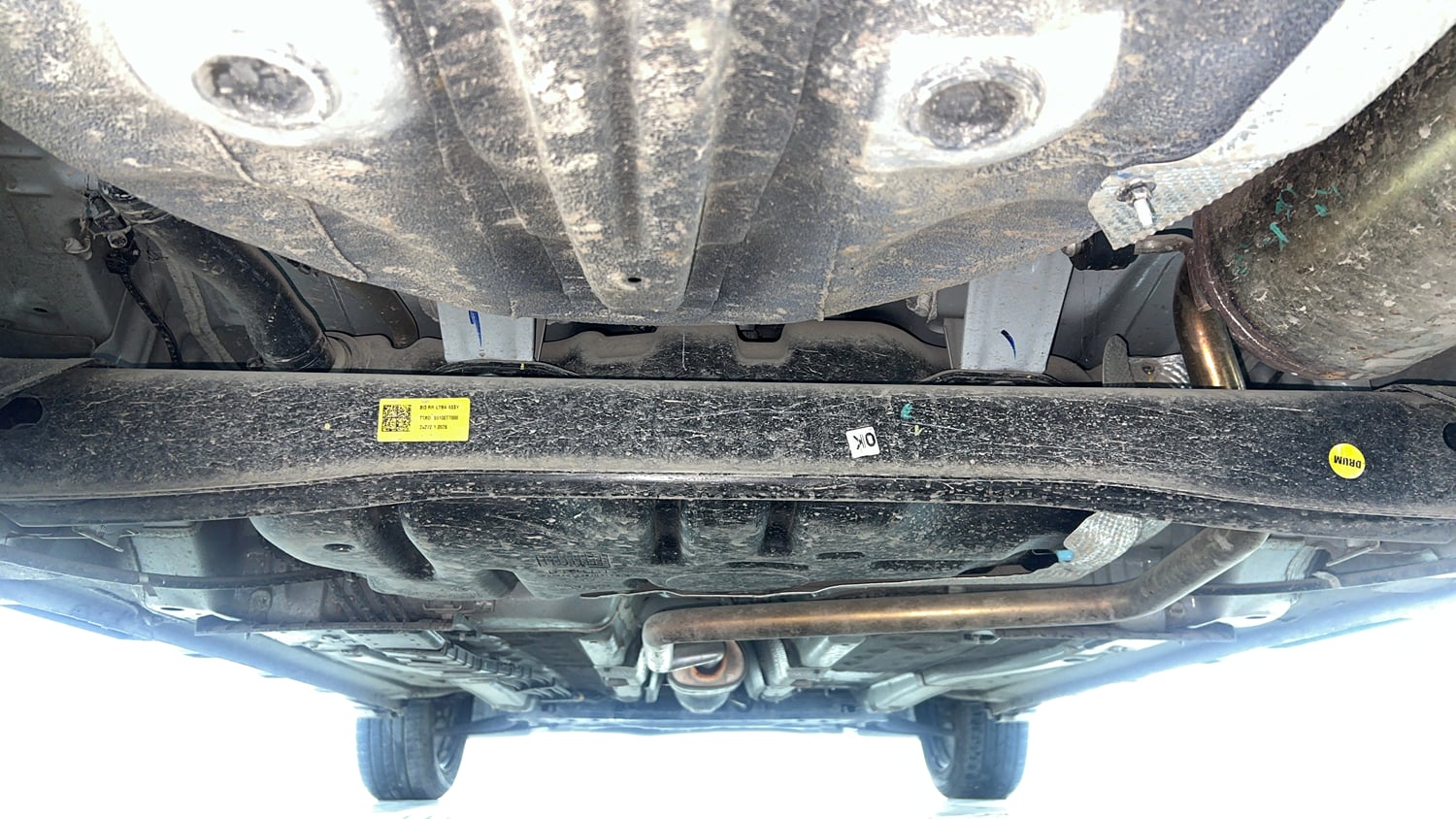 Used 2024 Hyundai i20 Sportz (O) 1.2 IVT Petrol Automatic extra REAR UNDERBODY VIEW (TAKEN FROM REAR)