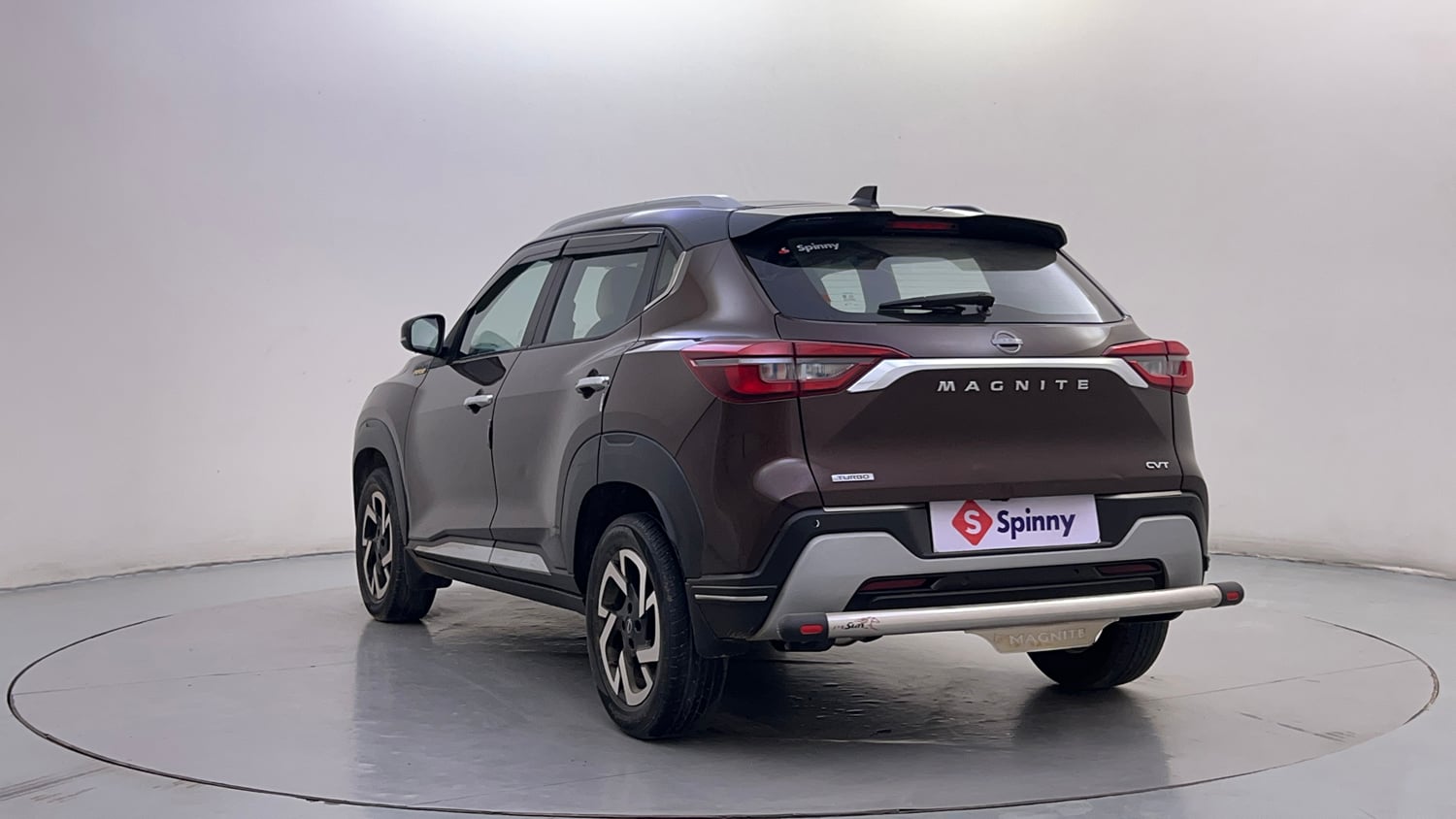 Used 2022 Nissan Magnite XV Turbo CVT Dual Tone Petrol Automatic exterior LEFT REAR CORNER VIEW