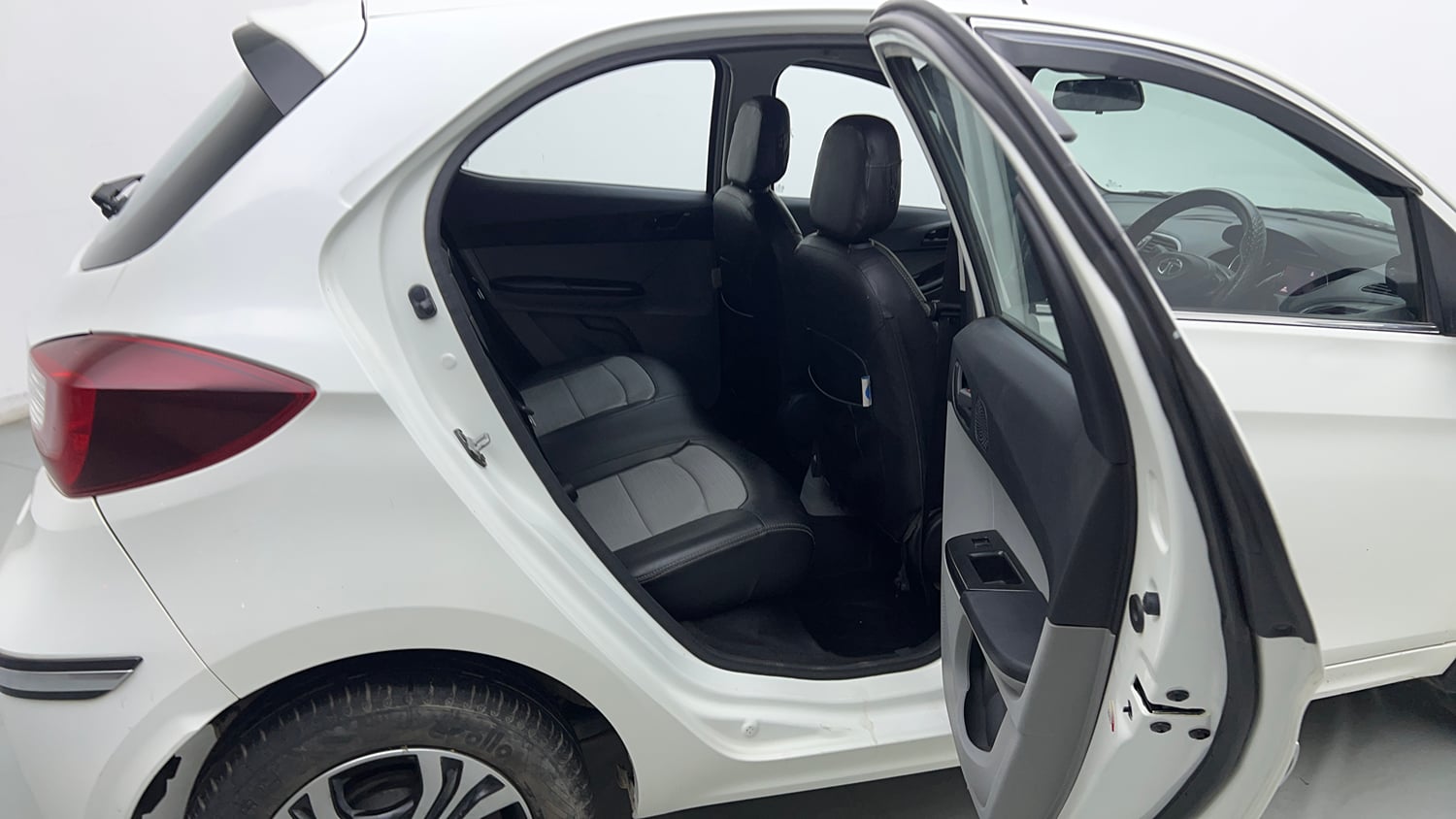 Used 2021 Tata Tiago XZ Petrol Manual interior RIGHT SIDE REAR DOOR CABIN VIEW