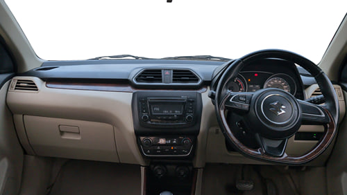 Used 2018 Maruti Suzuki Dzire ZXi AMT Petrol Automatic interior DASHBOARD VIEW
