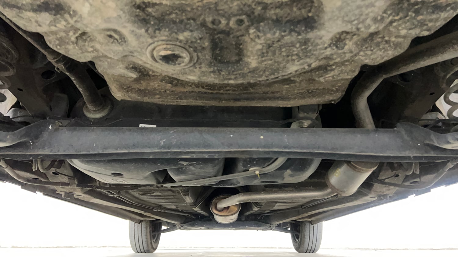 Used 2024 Maruti Suzuki S-Presso Vxi Plus Petrol Manual extra REAR UNDERBODY VIEW (TAKEN FROM REAR)