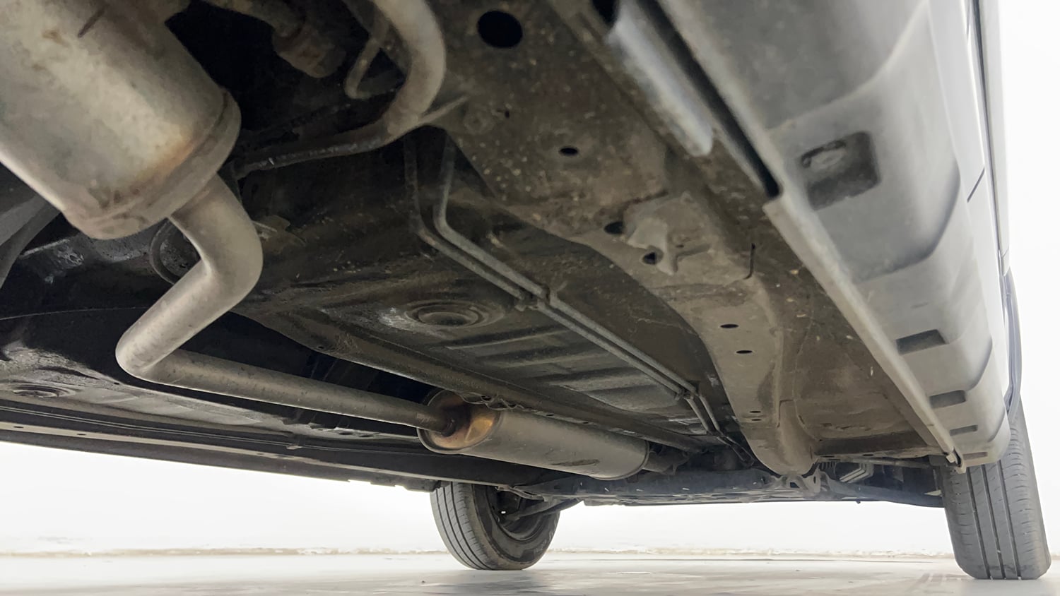 Used 2024 Maruti Suzuki S-Presso Vxi Plus Petrol Manual extra REAR RIGHT UNDERBODY VIEW