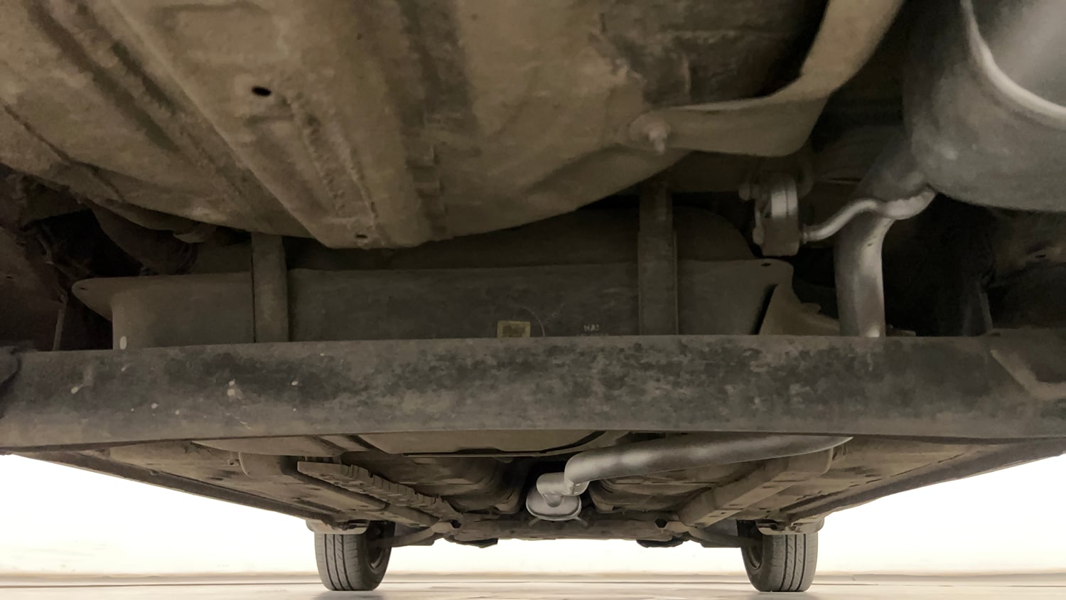 Used 2016 Hyundai Grand i10 Magna 1.2 Kappa VTVT Petrol Manual extra REAR UNDERBODY VIEW (TAKEN FROM REAR)
