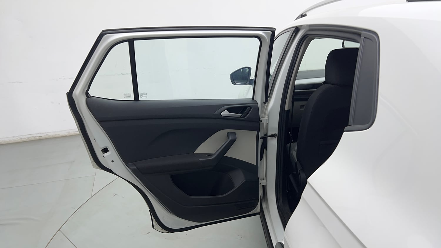 Used 2022 Volkswagen Taigun Highline 1.0 TSI AT Petrol Automatic interior LEFT REAR DOOR OPEN VIEW