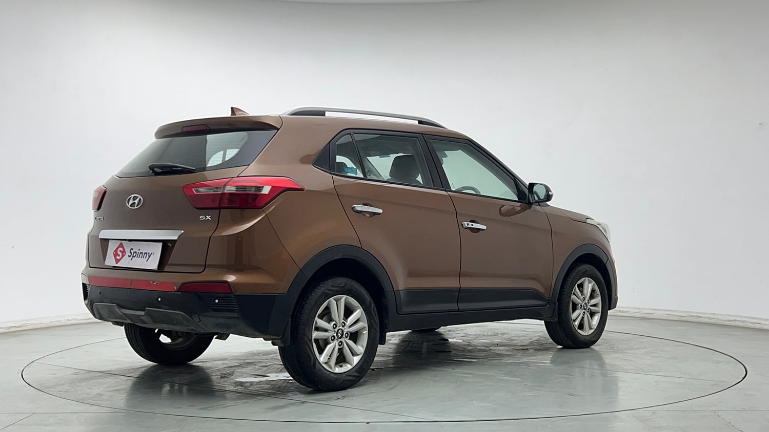 Used 2017 Hyundai Creta SX Plus 1.6  Petrol Petrol Manual exterior RIGHT REAR CORNER VIEW