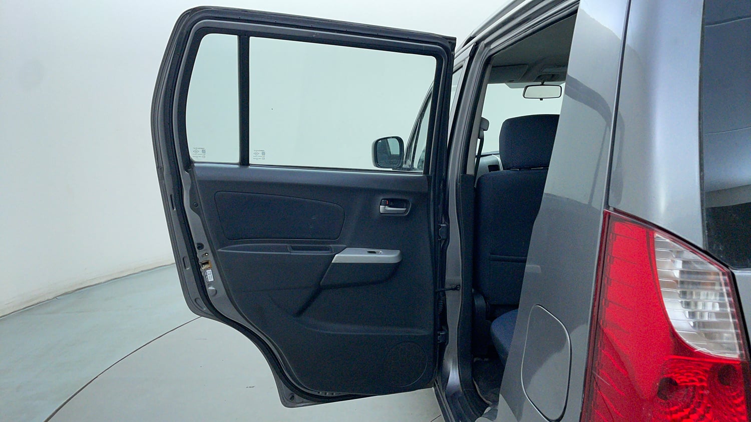 Used 2012 Maruti Suzuki Wagon R 1.0 VXi Petrol Manual interior LEFT REAR DOOR OPEN VIEW
