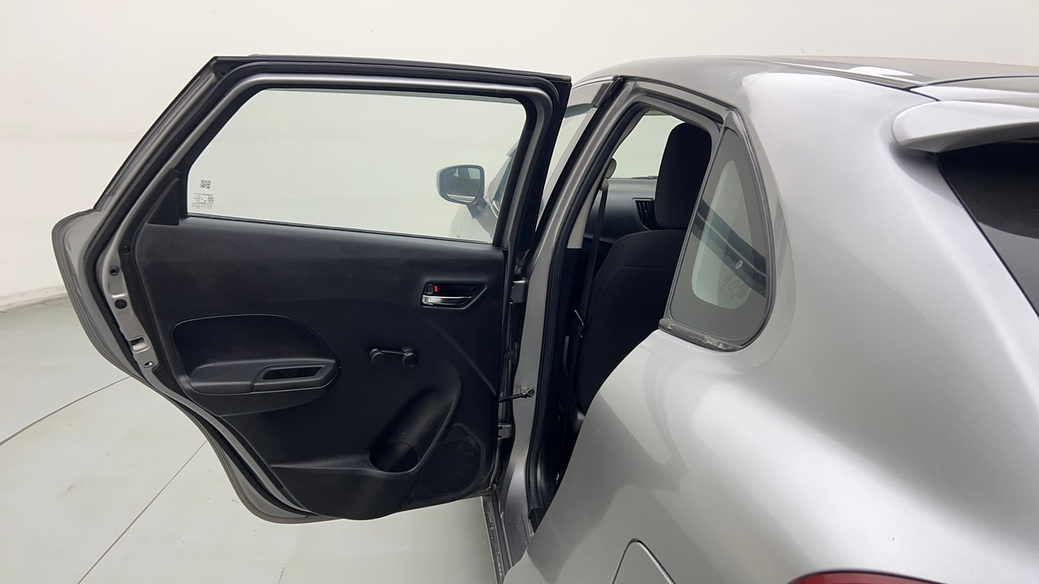 Used 2021 Maruti Suzuki Baleno Sigma Petrol Manual interior LEFT REAR DOOR OPEN VIEW
