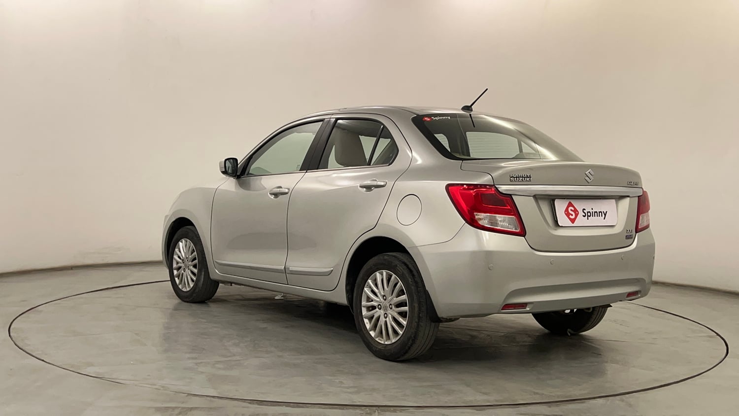 Used 2017 Maruti Suzuki Dzire ZXi AMT Petrol Automatic exterior LEFT REAR CORNER VIEW
