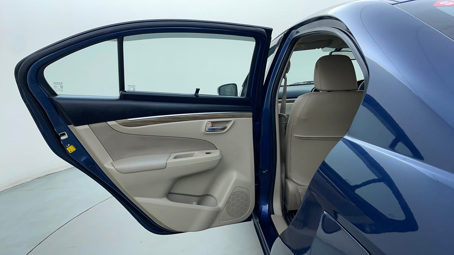 Used 2018 Maruti Suzuki Ciaz Zeta Hybrid 1.5 AT Petrol Automatic interior LEFT REAR DOOR OPEN VIEW