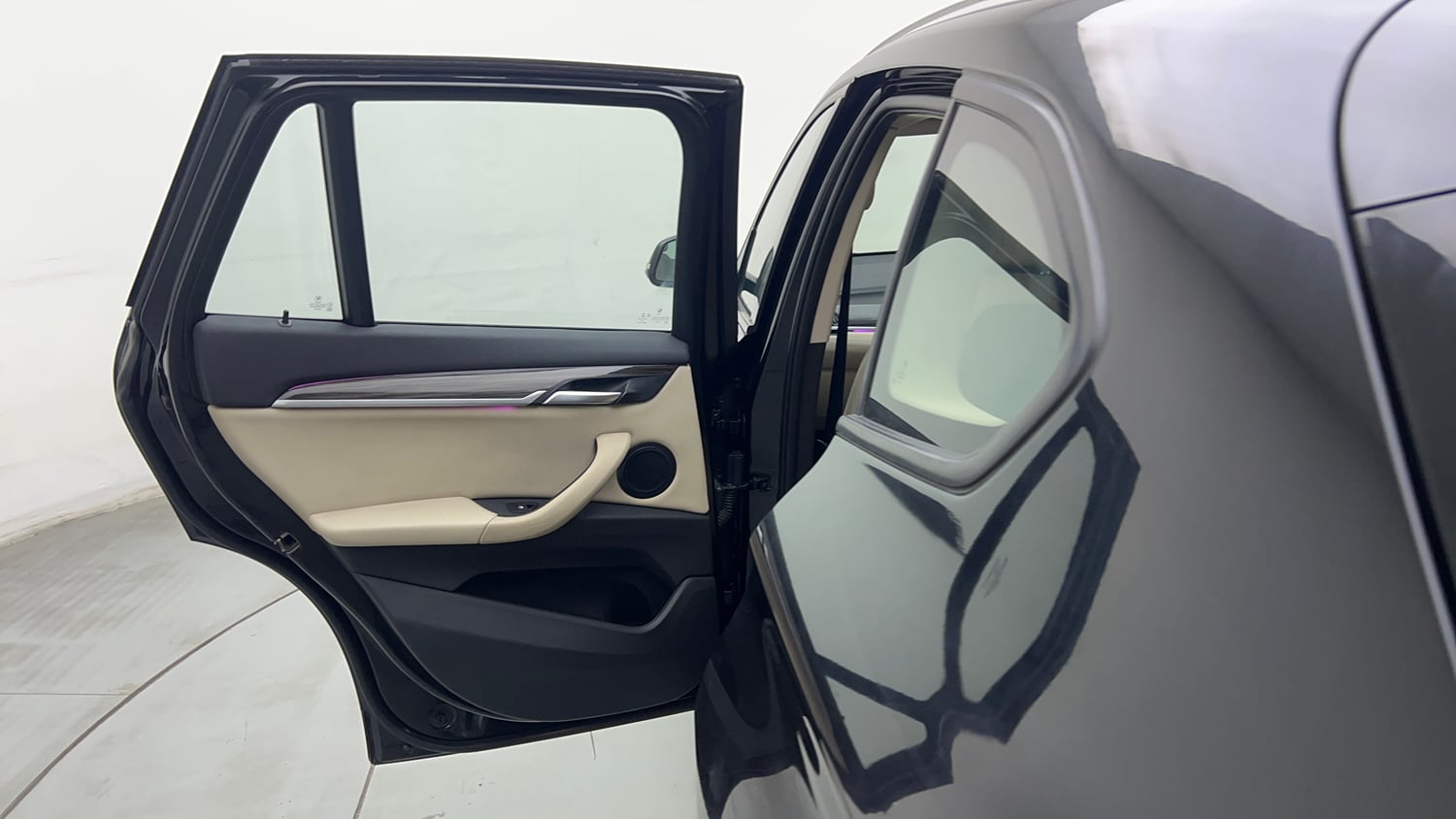 Used 2021 BMW X1 sDrive20i xLine Petrol Automatic interior LEFT REAR DOOR OPEN VIEW