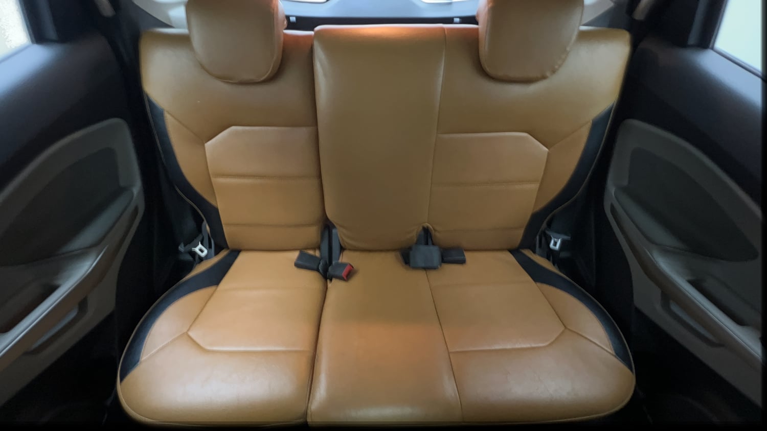 Used 2017 Ford EcoSport Titanium 1.5L Ti-VCT AT Petrol Automatic interior REAR SEAT CONDITION VIEW