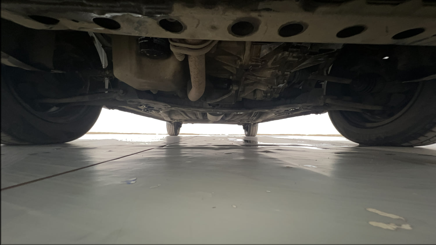 Used 2019 Maruti Suzuki Wagon R ZXi 1.2 AMT Petrol Automatic extra FRONT LEFT UNDERBODY VIEW