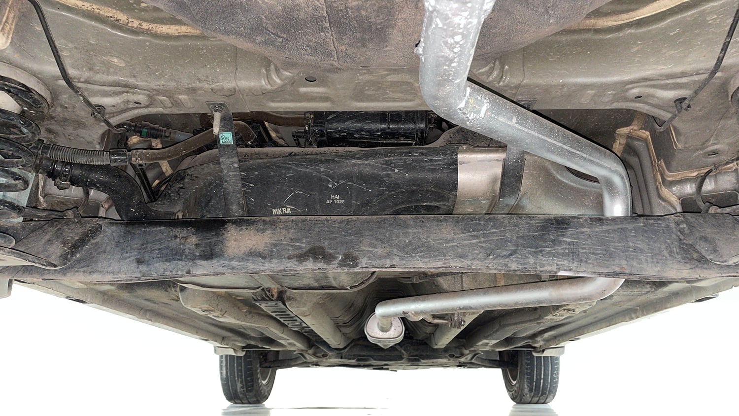 Used 2017 Hyundai Creta 1.6 SX Plus Petrol Petrol Manual extra REAR UNDERBODY VIEW (TAKEN FROM REAR)