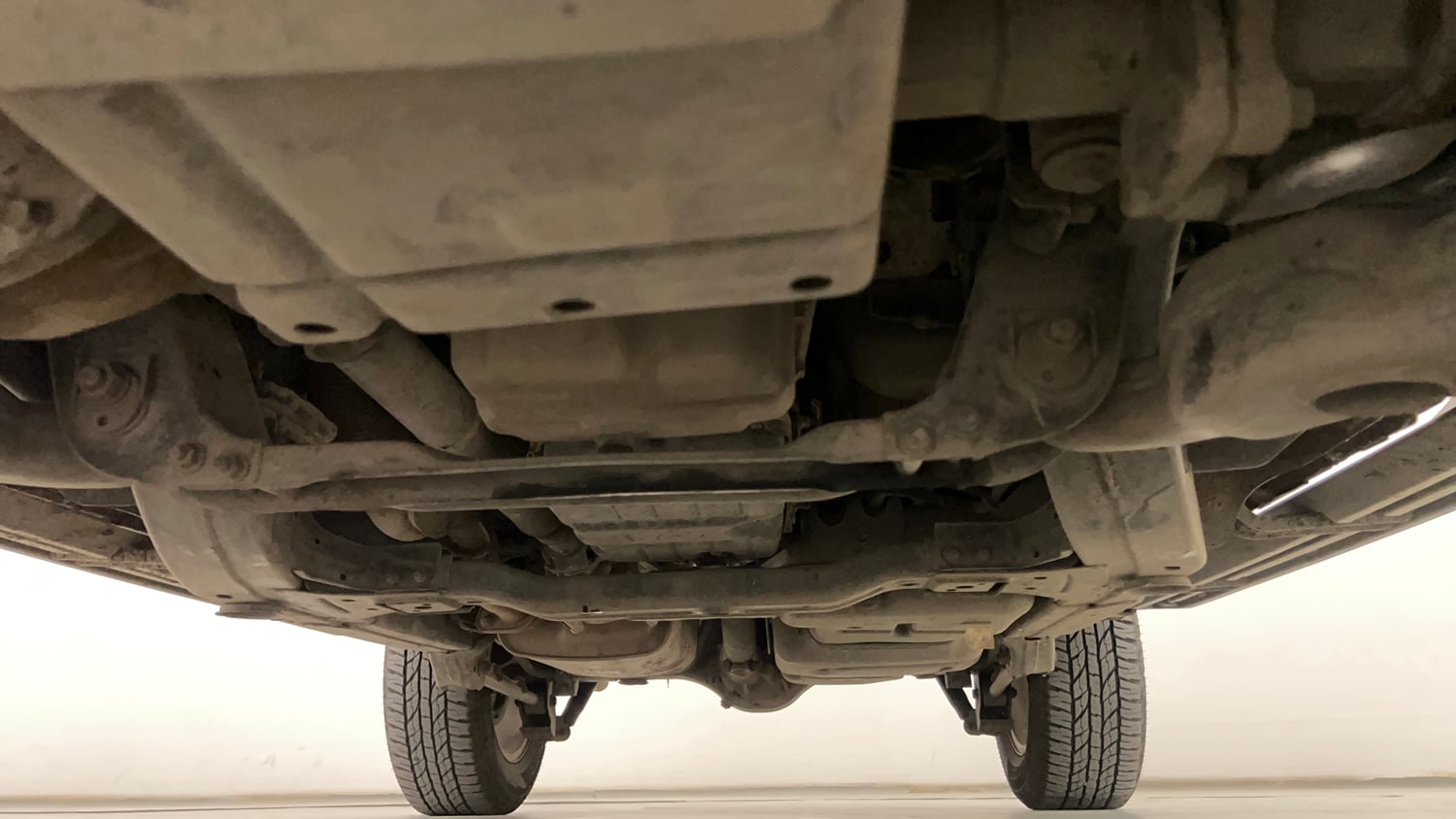 Used 2021 mahindra Thar LX Hard Top Diesel AT 4WD Diesel Automatic extra FRONT LEFT UNDERBODY VIEW