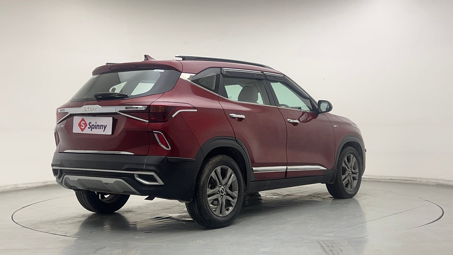 Used 2022 kia Seltos HTX 1.5 IVT Petrol Automatic exterior RIGHT REAR CORNER VIEW