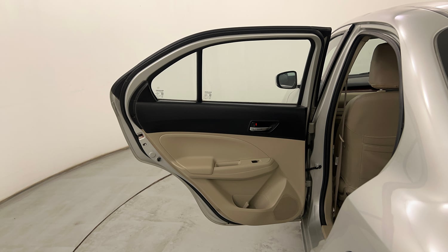 Used 2017 Maruti Suzuki Dzire ZXi AMT Petrol Automatic interior LEFT REAR DOOR OPEN VIEW