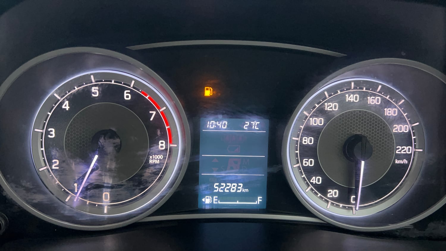 Used 2018 Maruti Suzuki Dzire ZXi Petrol Manual interior CLUSTERMETER VIEW