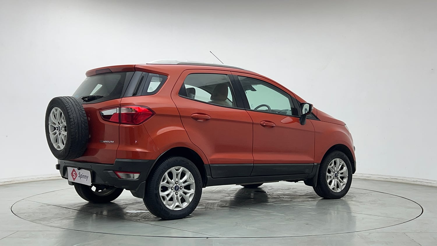 Used 2017 Ford EcoSport Titanium 1.5L Ti-VCT AT Petrol Automatic exterior RIGHT REAR CORNER VIEW