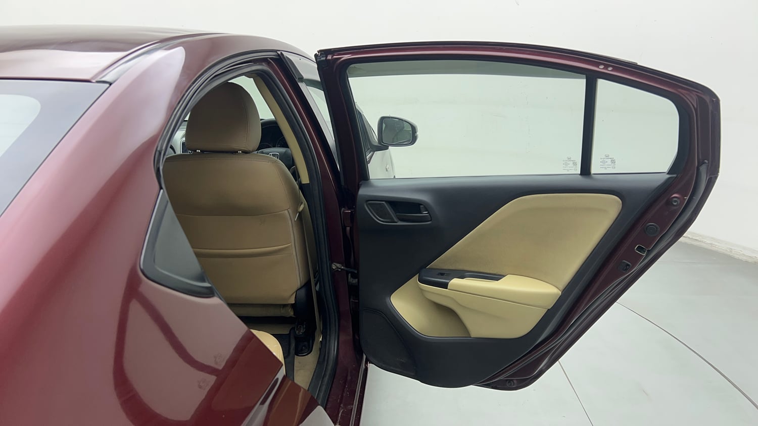 Used 2016 Honda City SV Petrol Manual interior RIGHT REAR DOOR OPEN VIEW