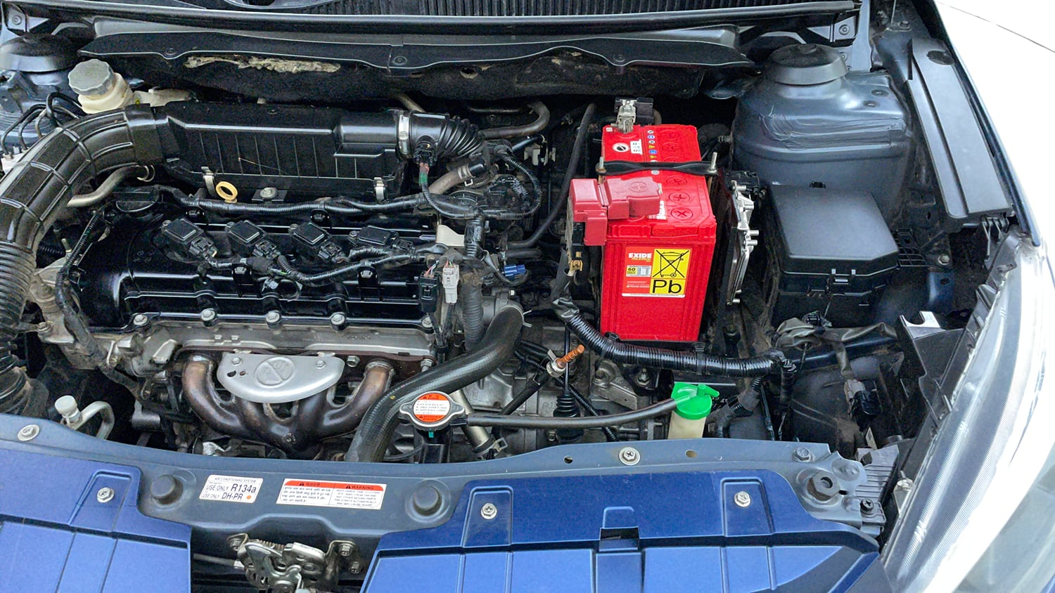 Used 2018 Maruti Suzuki Ciaz Zeta Hybrid 1.5 AT Petrol Automatic engine ENGINE LEFT SIDE VIEW