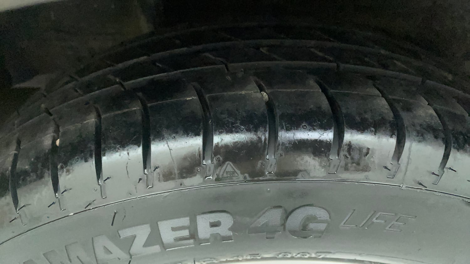 Used 2018 Honda Jazz V Petrol Petrol Manual tyres RIGHT REAR TYRE TREAD VIEW
