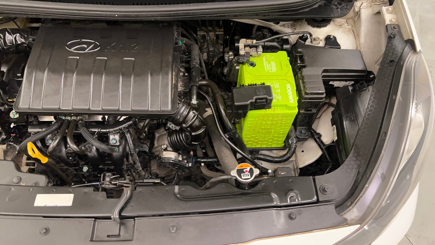 Used 2023 Hyundai Aura SX 1.2 CNG Cng Manual engine ENGINE LEFT SIDE VIEW