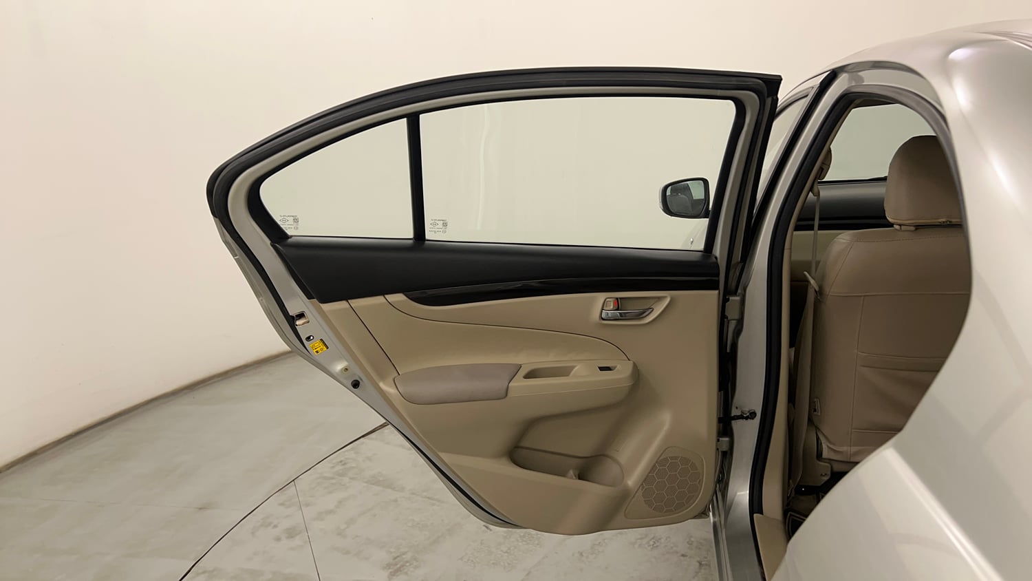 Used 2015 Maruti Suzuki Ciaz VXi+ Petrol Manual interior LEFT REAR DOOR OPEN VIEW