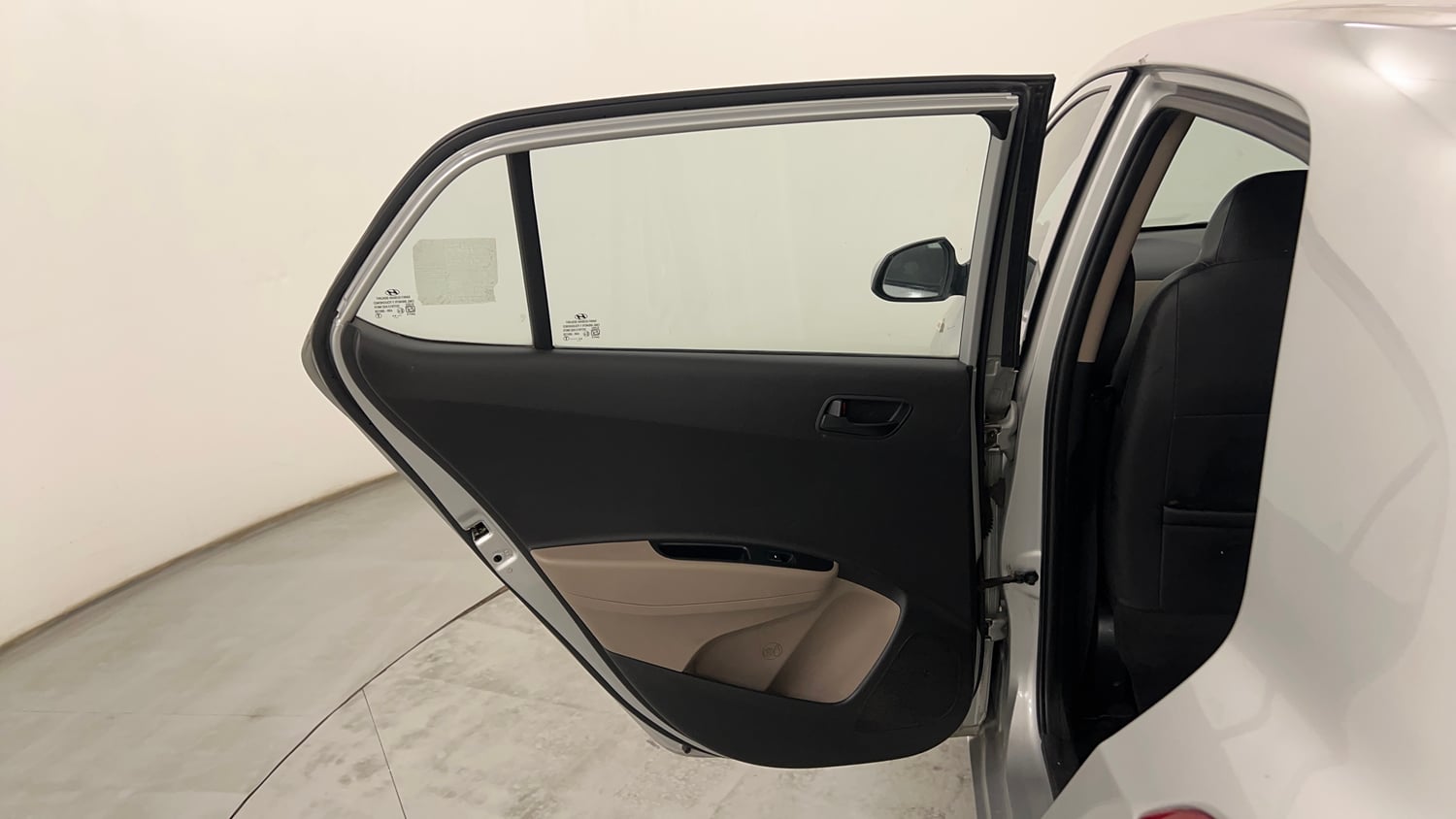 Used 2016 Hyundai Grand i10 Magna 1.2 Kappa VTVT Petrol Manual interior LEFT REAR DOOR OPEN VIEW