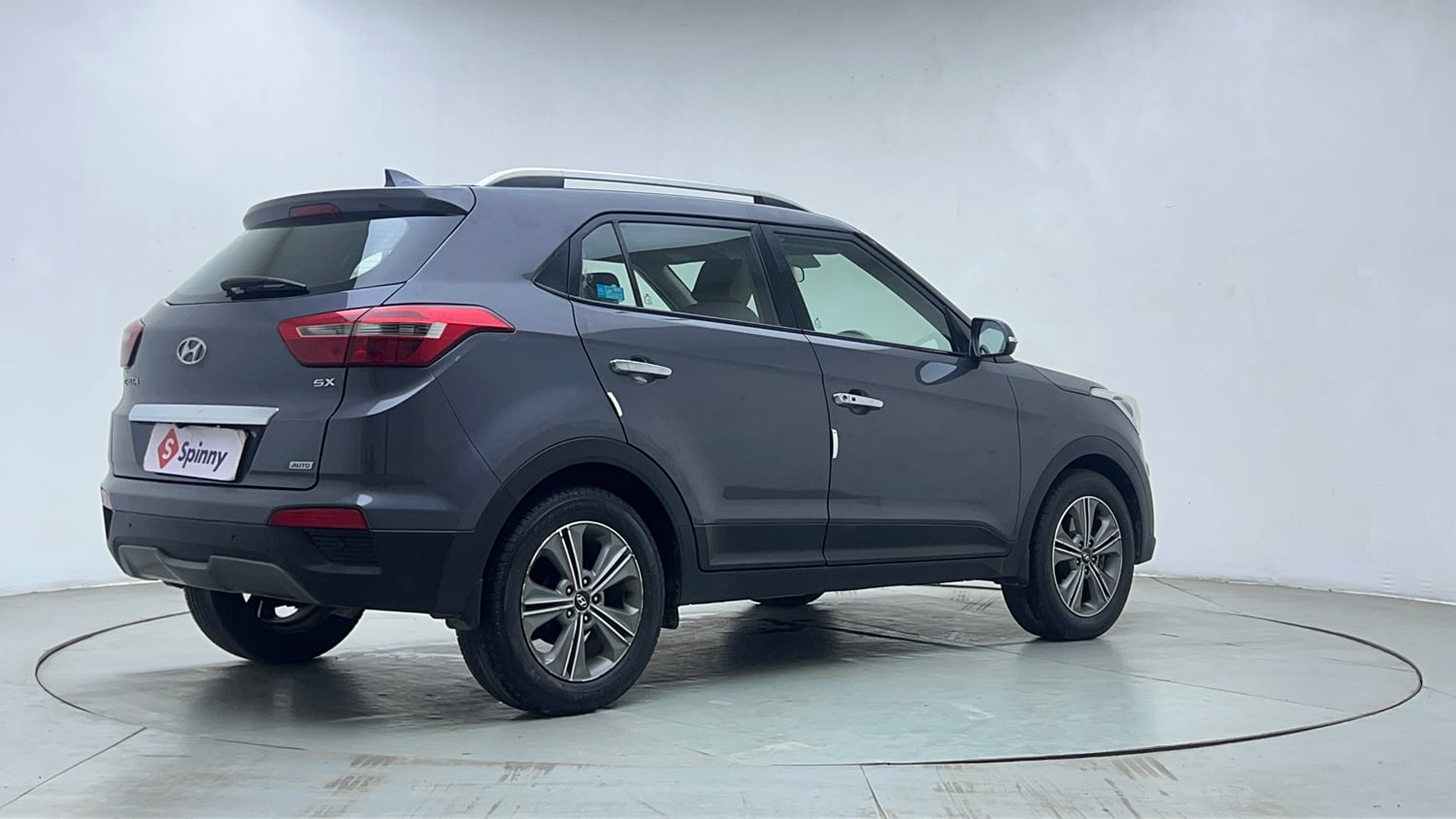 Used 2017 Hyundai Creta 1.6 SX Plus AT Petrol Petrol Automatic exterior RIGHT REAR CORNER VIEW