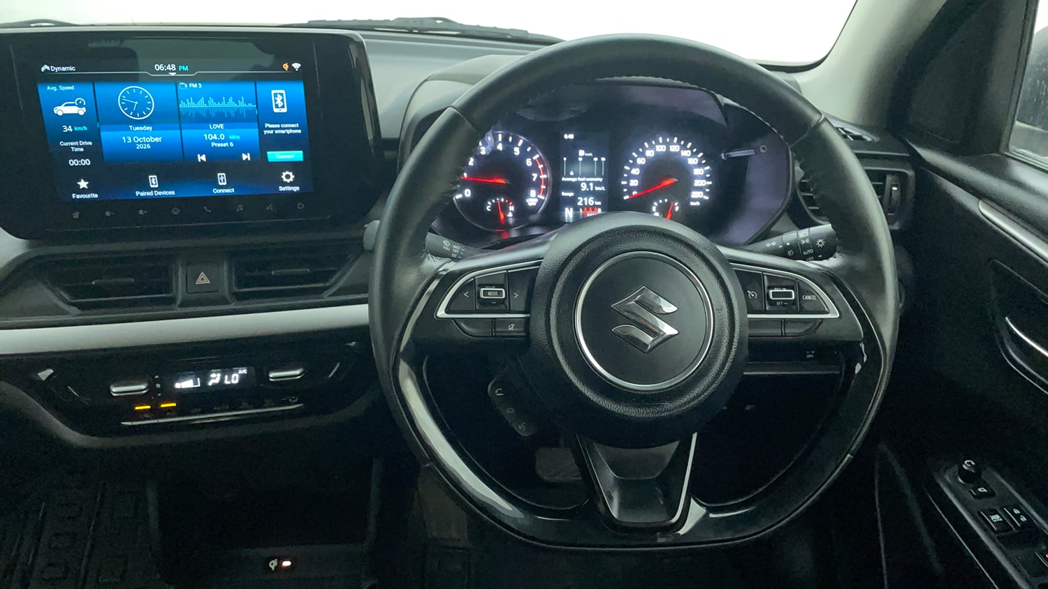 Used 2024 Maruti Suzuki Swift ZXi Plus Dual Tone AMT Petrol Automatic interior STEERING VIEW