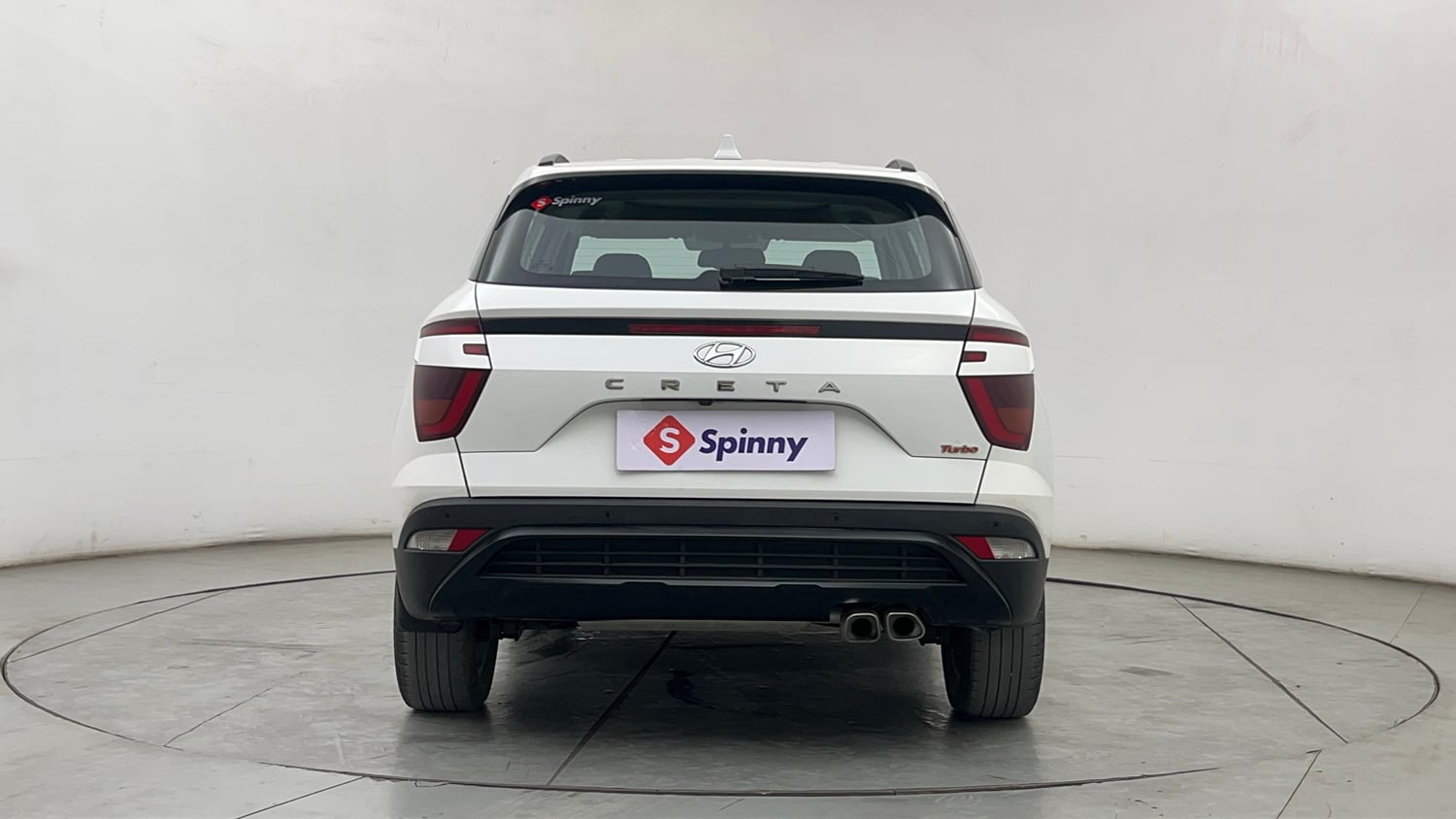 Used 2020 Hyundai Creta SX (O) 1.4 Turbo 7 DCT Petrol Automatic exterior BACK VIEW