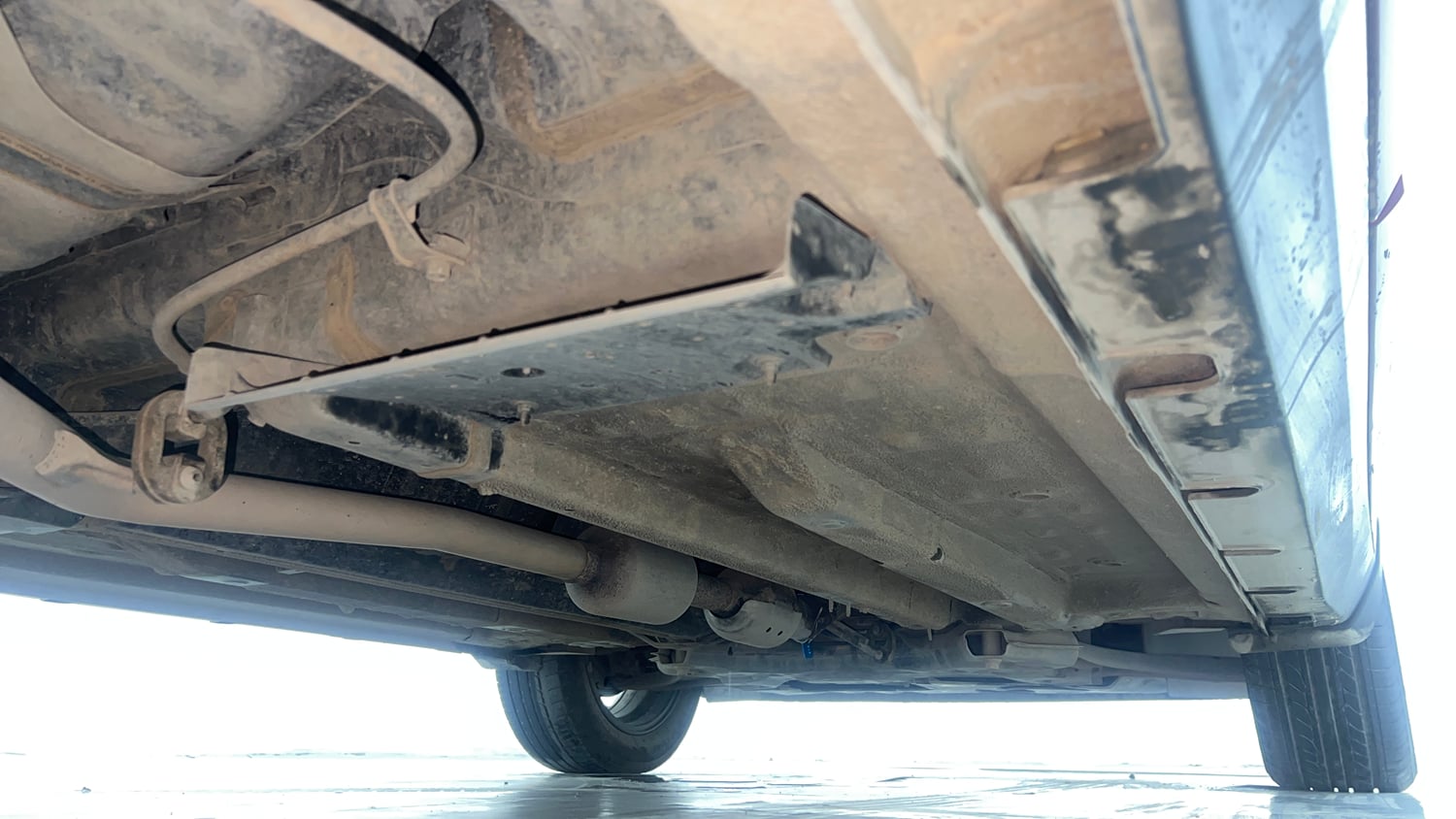 Used 2022 kia Seltos HTX 1.5 IVT Petrol Automatic extra REAR RIGHT UNDERBODY VIEW