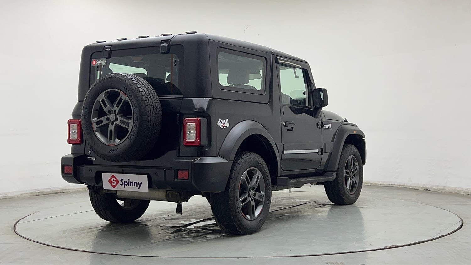 Used 2023 Mahindra Thar LX Hard Top Petrol AT 4WD Petrol Automatic exterior RIGHT REAR CORNER VIEW