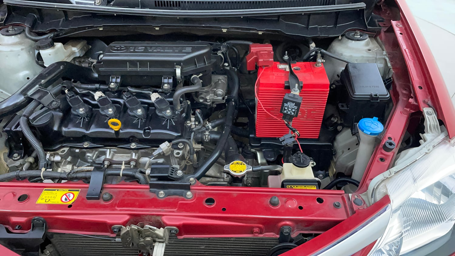 Used 2013 Toyota Etios V Petrol Manual engine ENGINE LEFT SIDE VIEW