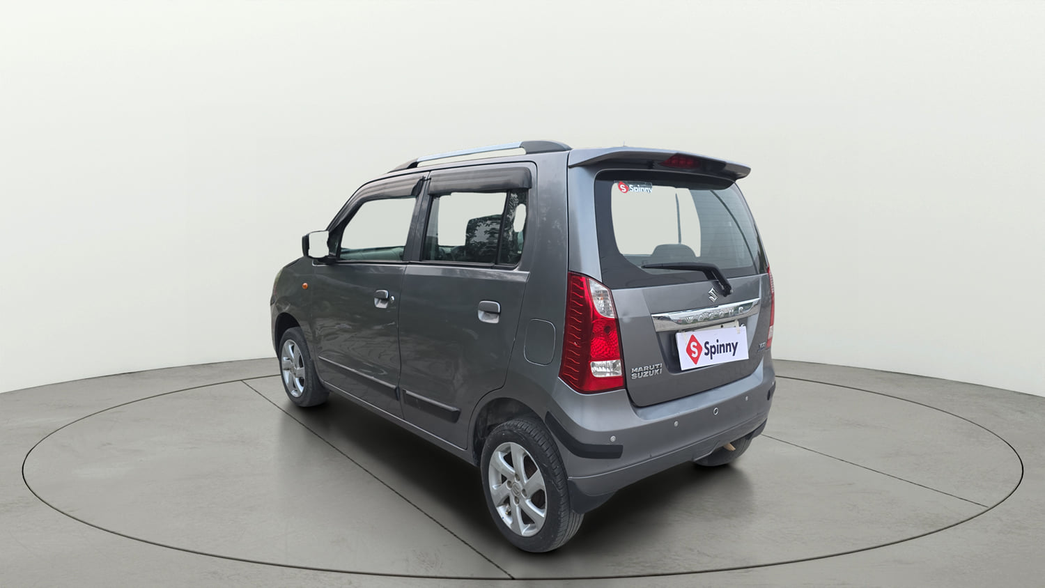 Used 2017 Maruti Suzuki Wagon R 1.0 VXI AMT Petrol Automatic exterior LEFT REAR CORNER VIEW